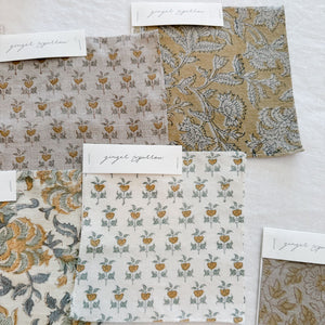 Suvarna Natural - Fawn, Mist Textile