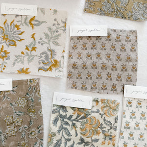 Simar Dhurrie Ivory - Cement, Fawn Textile