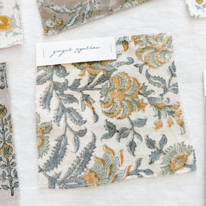 Pali Ivory - Mist, Fawn Textile