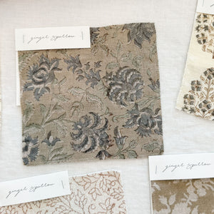 Pali Natural - Sand, Blue Grey Textile