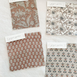 Suvarna Natural - Rose, Sky Textile