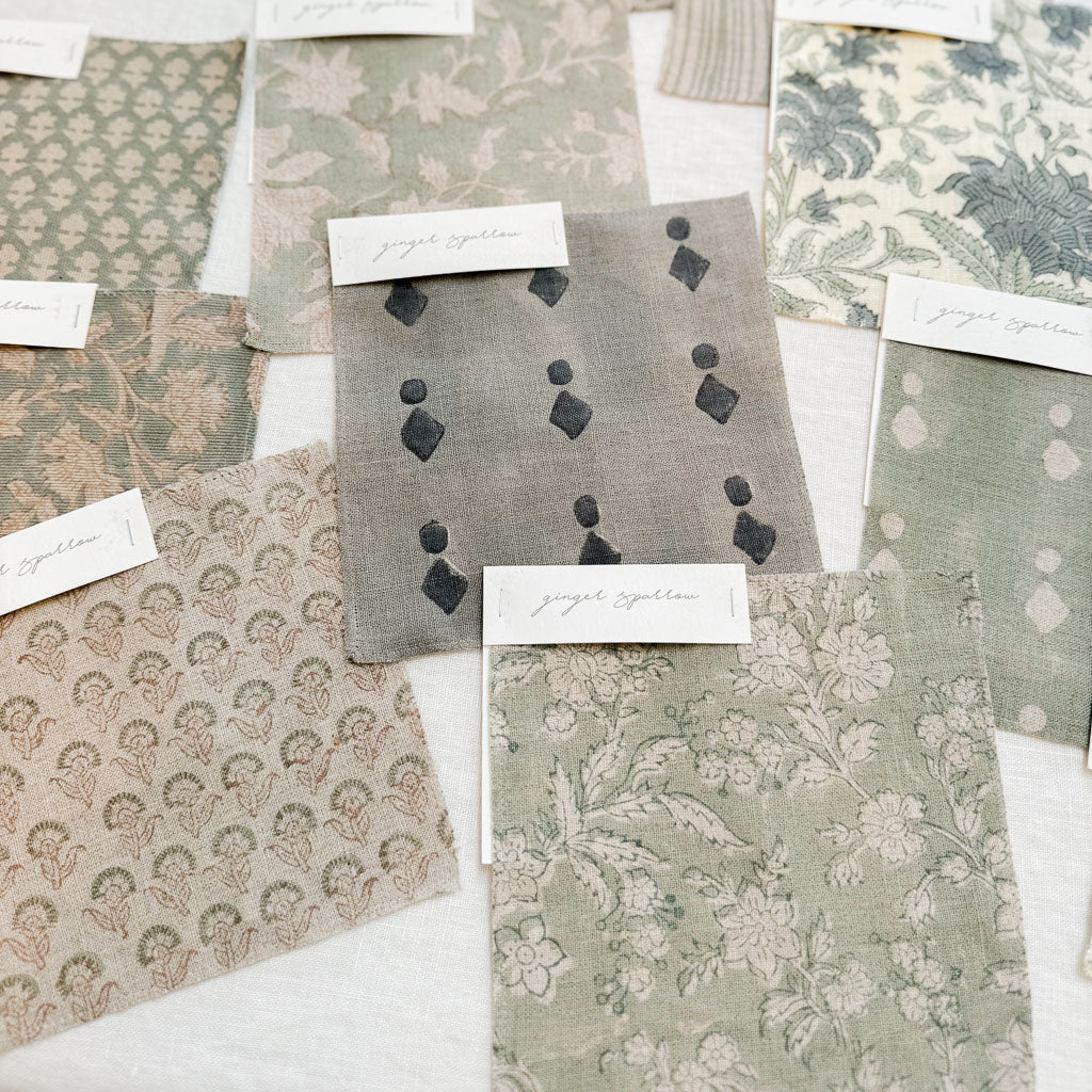 Juhi Natural - Rose, Mist Textile