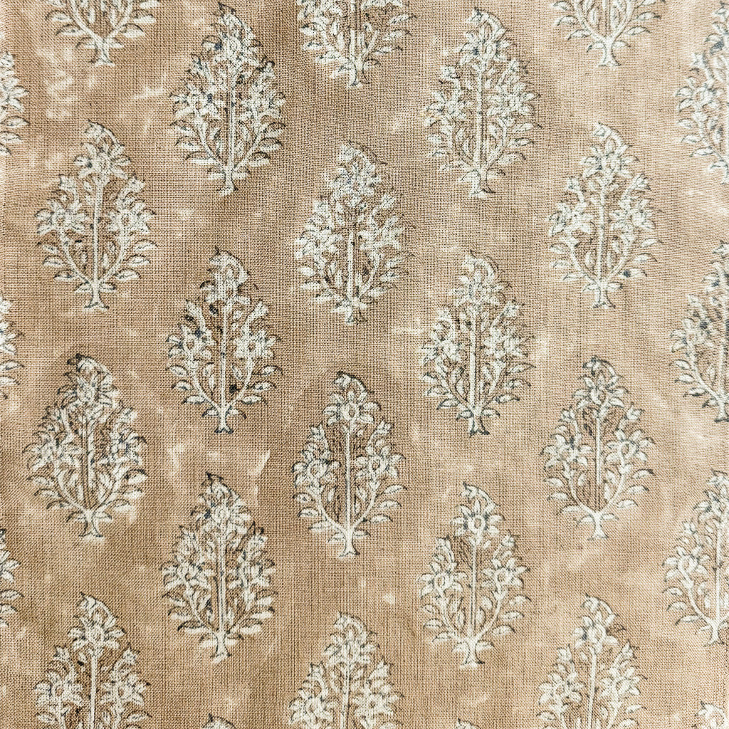 Sahara Natural - Mocha, Blue Grey Textile