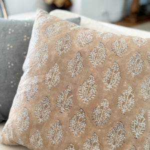 Sahara Natural - Mocha, Blue Grey Textile