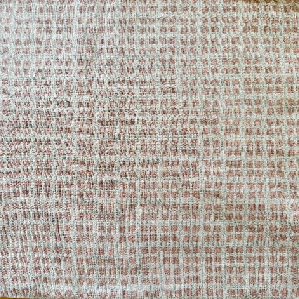 Kiran Natural Motif - Blush Textile