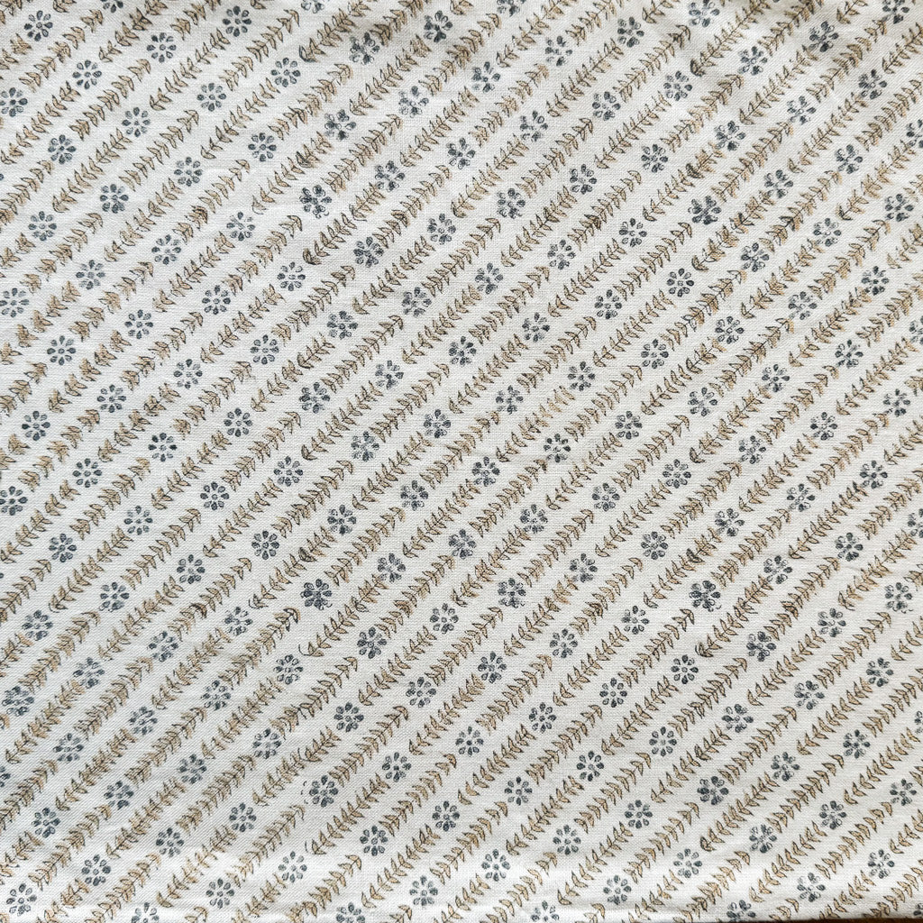Neri - Ivory - Blue Grey, Sand Textile