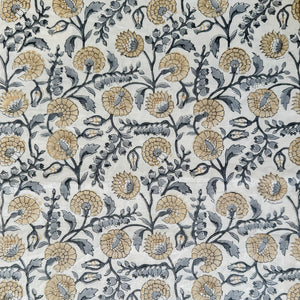 Sita Ivory - Sand, Blue Grey Textile