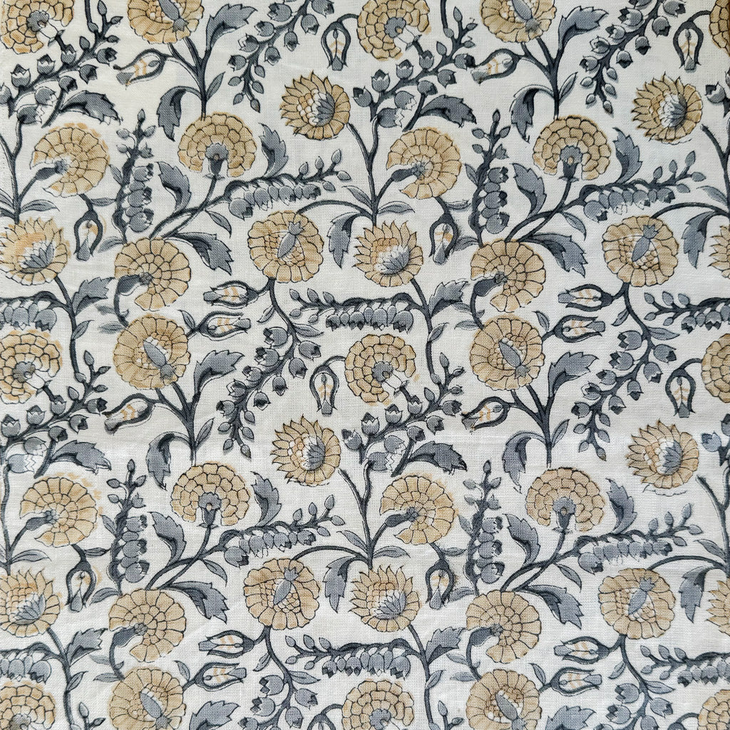 Sita - Ivory - Sand, Blue Grey Textile