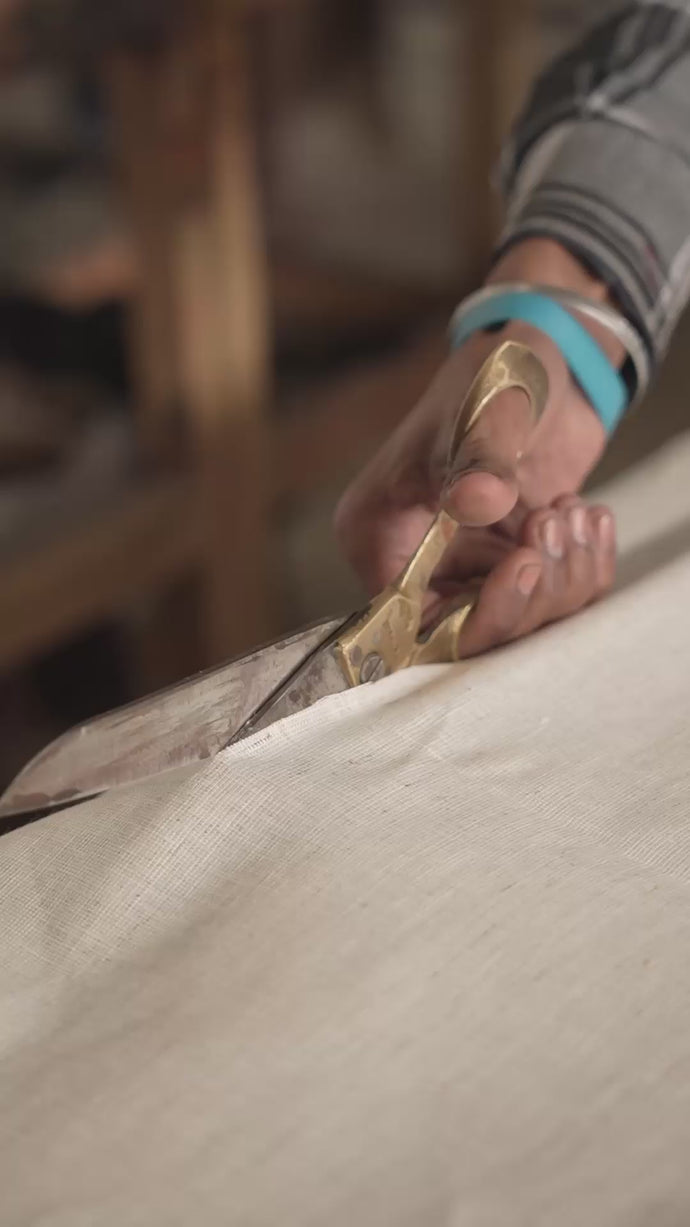 Craftsmen in India creating textiles