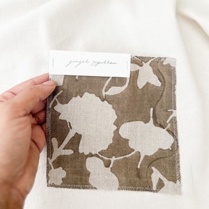 Aanya Natural - Dark Sand Throw Pillow
