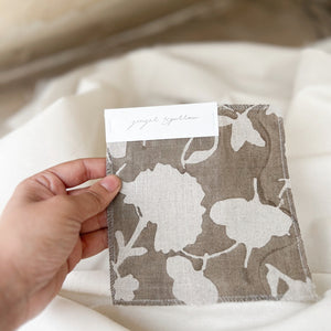 Aanya Natural - Dark Sand Throw Pillow