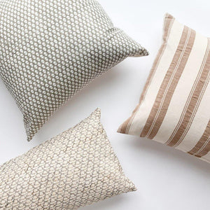 Amera Throw Pillow - Grey Olive - Ginger Sparrow