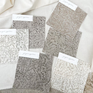 Bahara Ivory Textured - Dark Sand Textile
