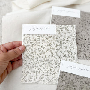Bahara Ivory Textured - Dark Sand Textile