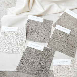 Bahara Ivory Textured - Dark Sand Textile
