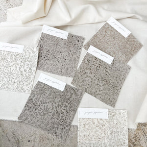 Bahara Ivory Textured - Dark Sand Textile