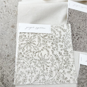 Bahara Ivory Textured - Dark Sand Textile