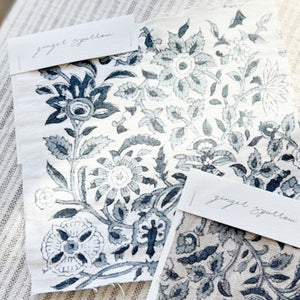 Kanan - Blue Grey, Indigo Textile