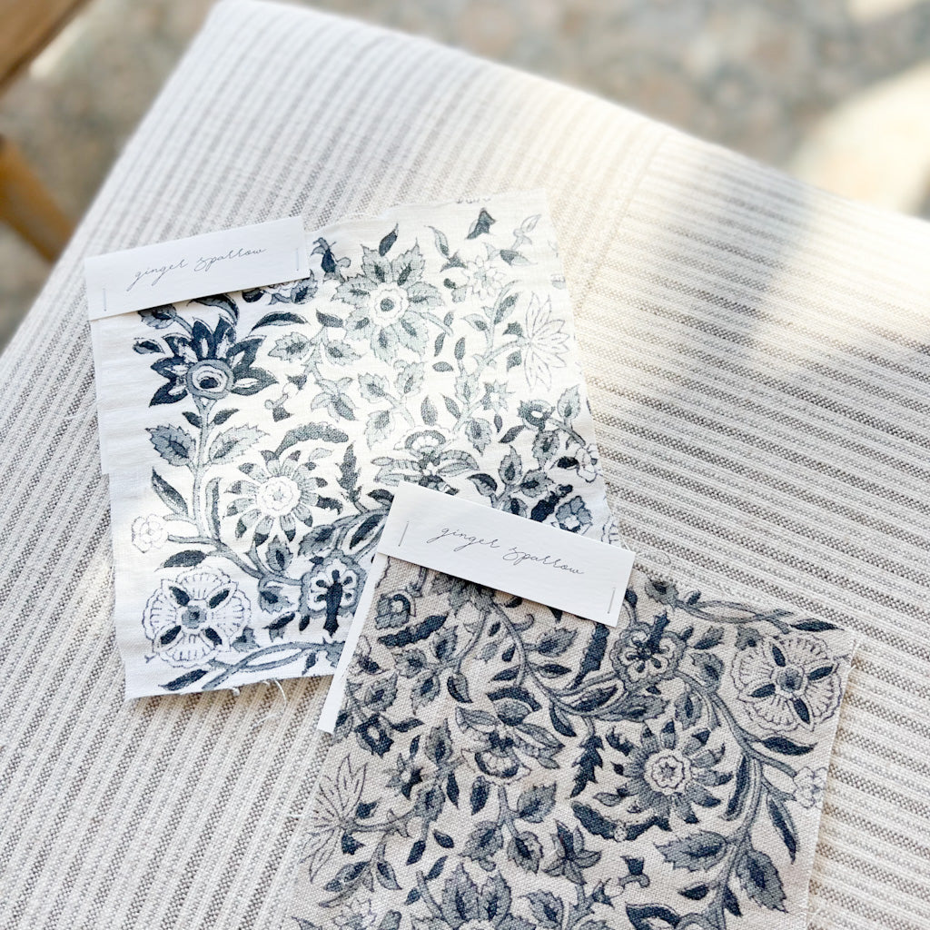 Kanan - Blue Grey, Indigo Textile