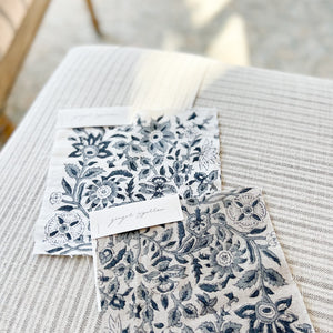 Kanan - Blue Grey, Indigo Textile