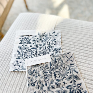 Kanan Natural - Blue Grey, Indigo Textile
