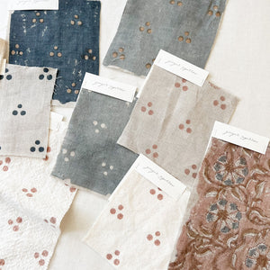 Nishaan Ivory Textured - Tan Textile