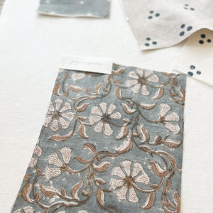 Surana Natural - Blue Grey, Tan Textile