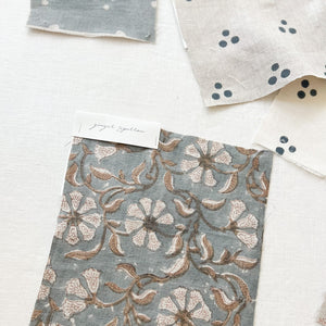 Surana Natural - Blue Grey, Tan Textile