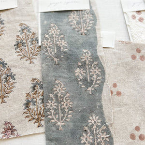 Sahara Natural - Blue Grey, Tan Textile