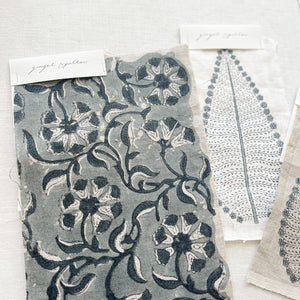 Shari Natural - Blue Grey, Indigo Textile