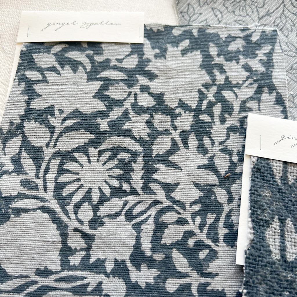 Kanan - Indigo Throw Pillow