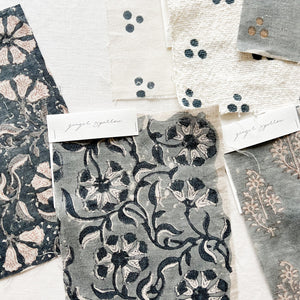 Surana Natural - Blue Grey Textile