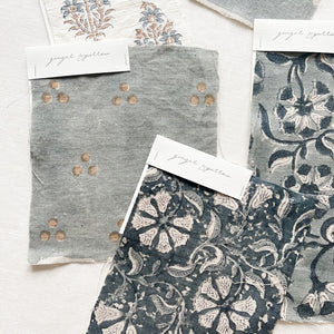Surana Natural - Blue Grey Textile
