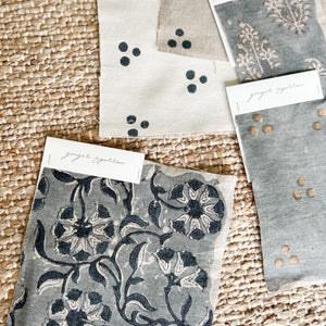 Surana Natural - Blue Grey Textile
