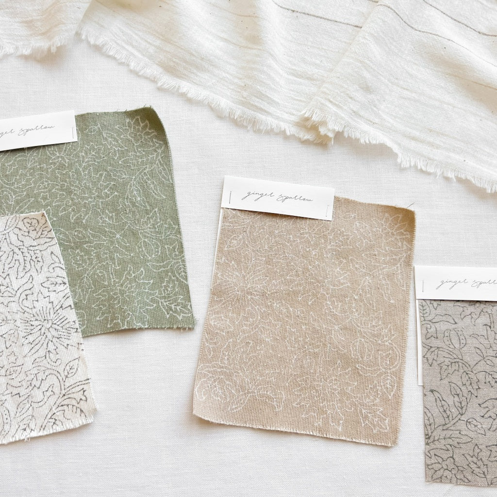 Kashi Tan Textured - Ivory Textile