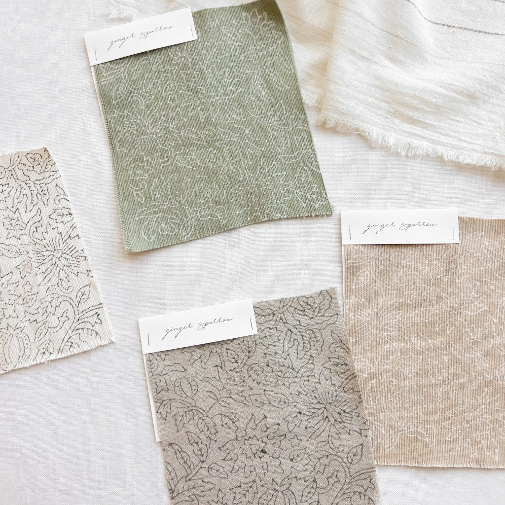 Kashi Olive Textured - Ivory Textile
