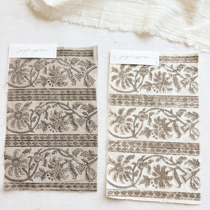 Urvi Ivory Textured - Tan, Sand Textile