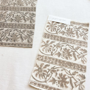 Urvi Ivory Textured - Tan, Sand Textile