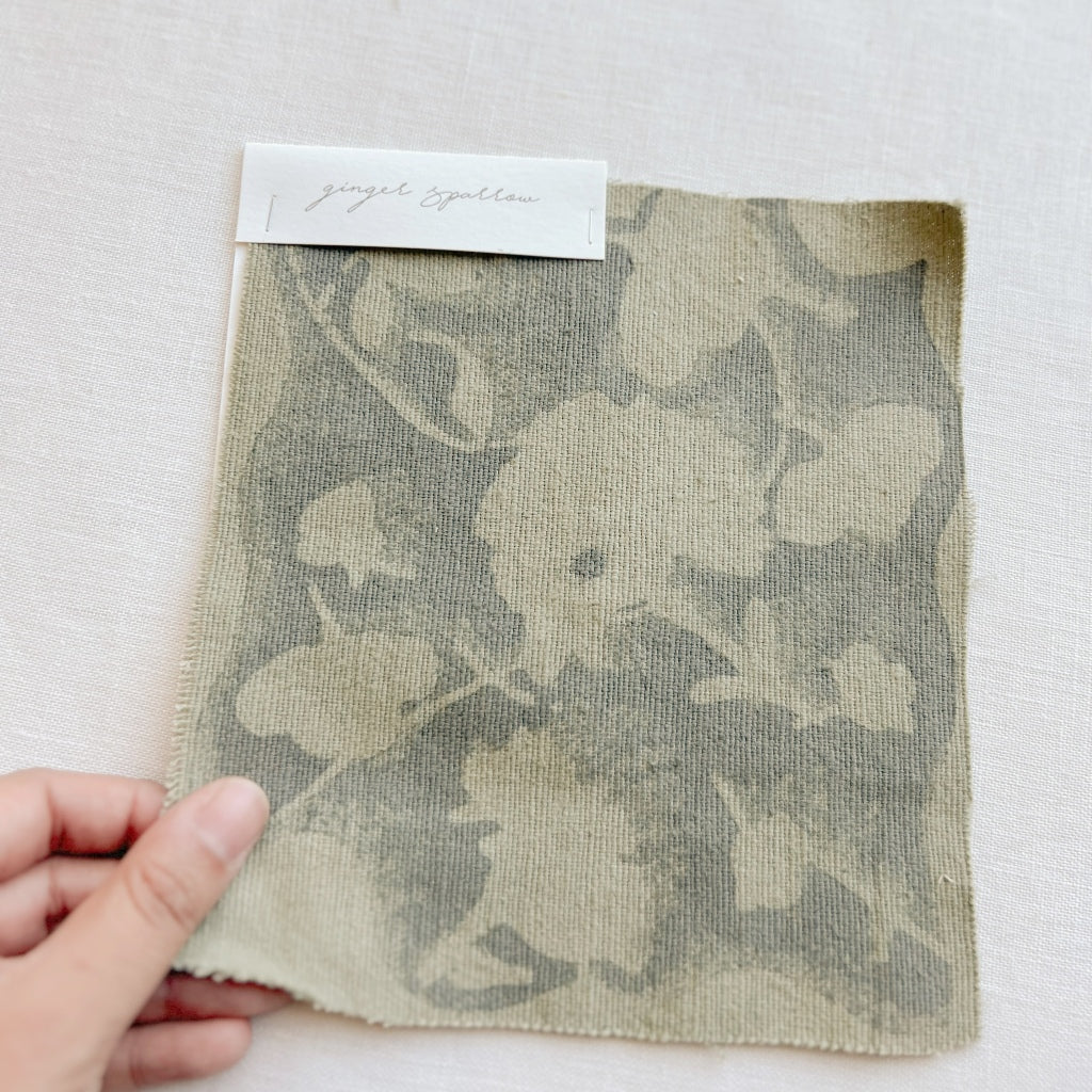 Aanya Olive Textured - Blue Grey Textile
