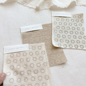 Hawa Ivory Textured - Tan Textile