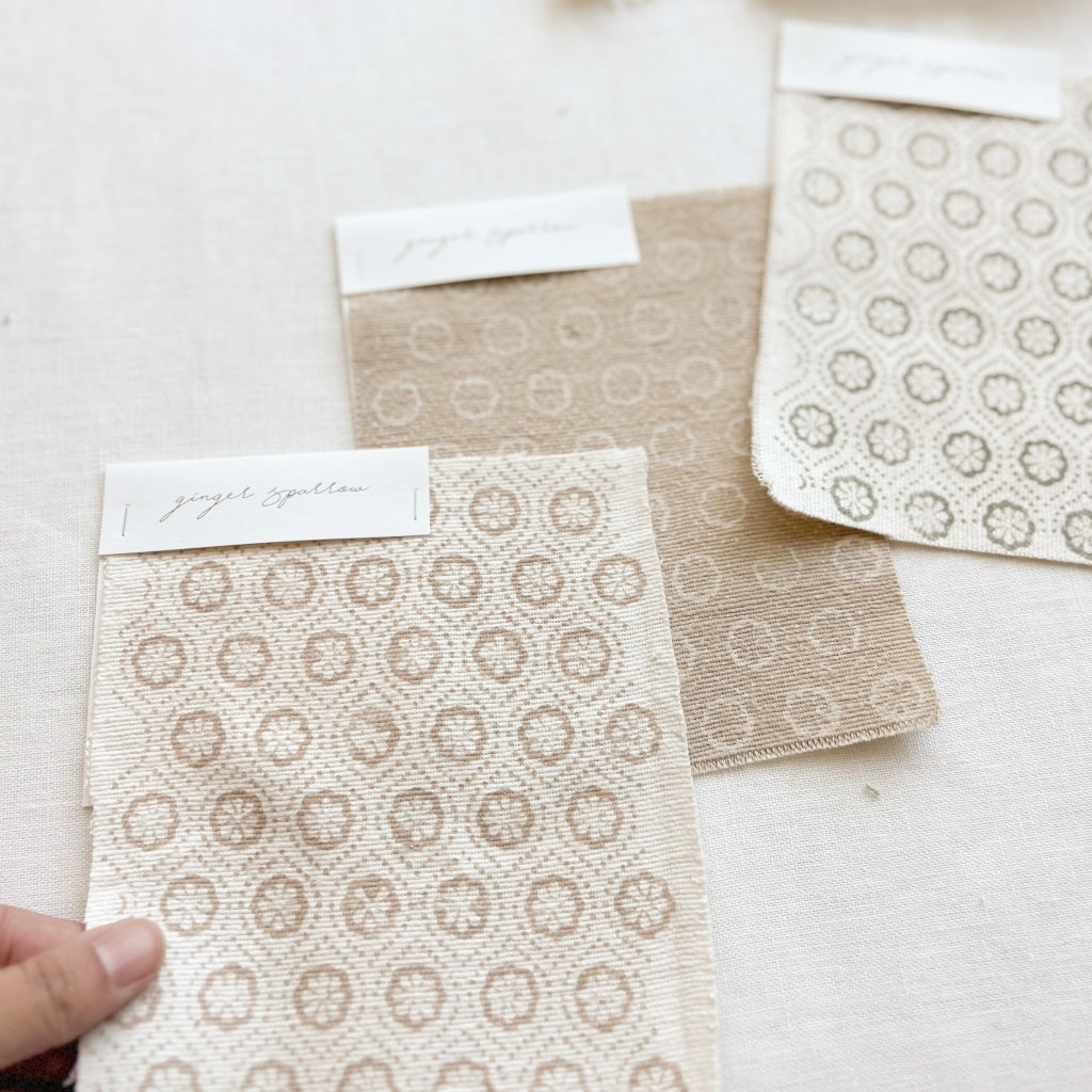 Hawa Ivory Textured - Tan Textile