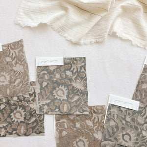 Jungle Natural - Dark Sage, Tan Textile