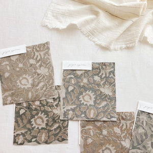 Jungle Natural - Dark Sage, Tan Textile