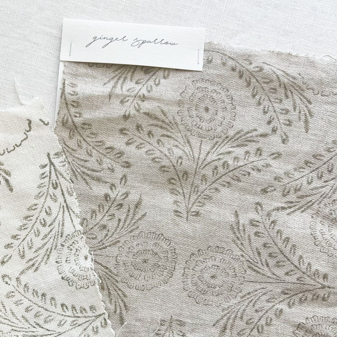 Gaaya - Natural - Grey Olive Textile